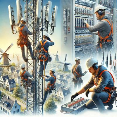 Telekomunikacijų antenų montuotojai ir elektrikai – darbas Nyderlanduose
